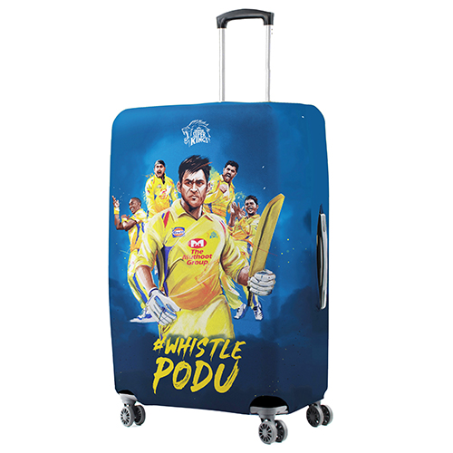 Blue CSK Luggage Cover