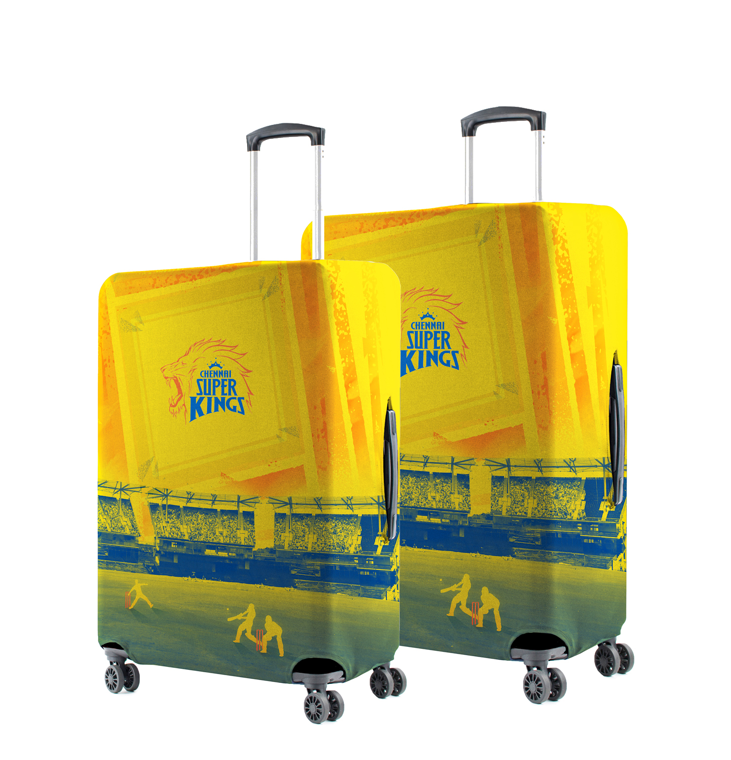 Straight Outta Chepauk CSK Luggage Cover Set
