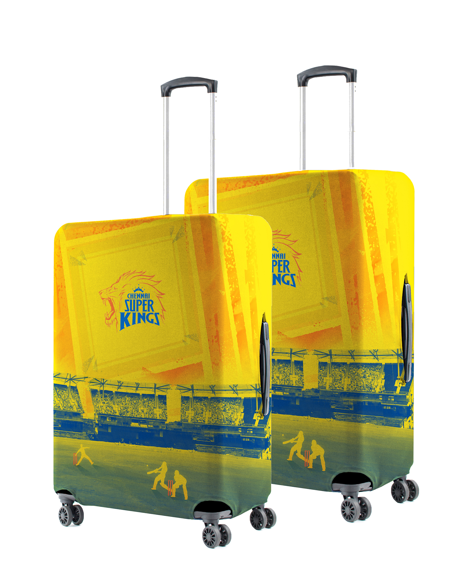 Straight Outta Chepauk CSK Luggage Cover Set