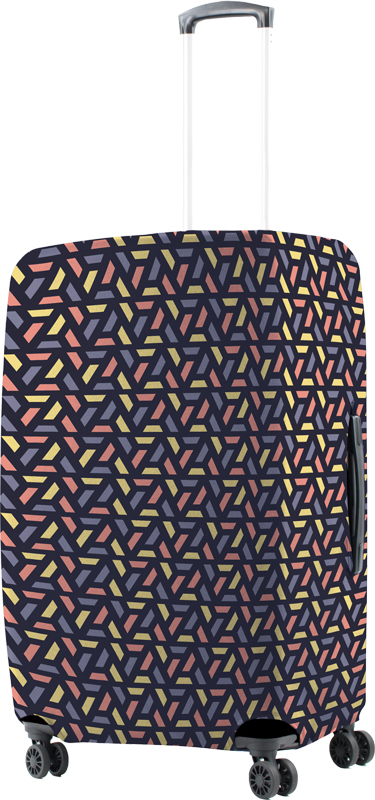 Luggage Cover Yellow cells Design