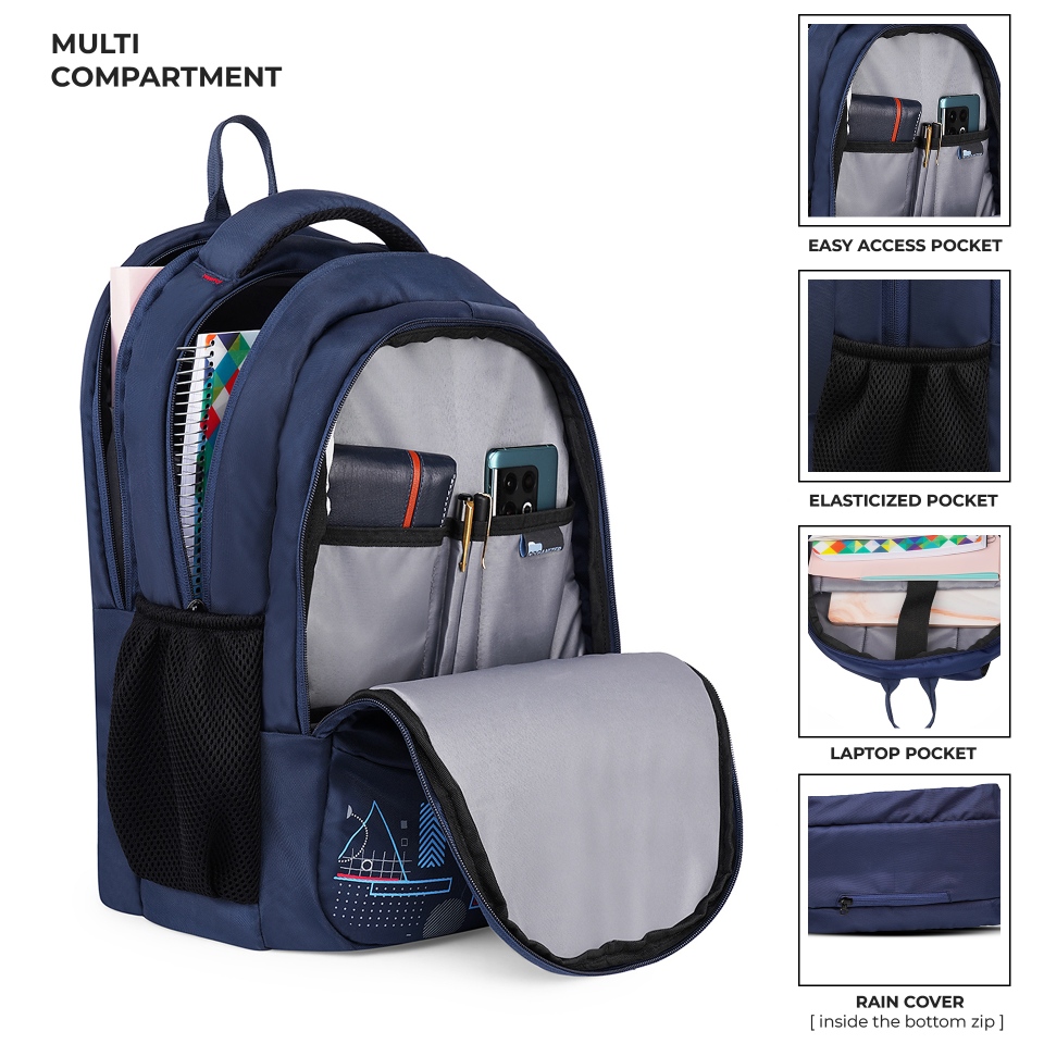 Shop Affordable Black Laptop Backpack Online by Nasher Miles