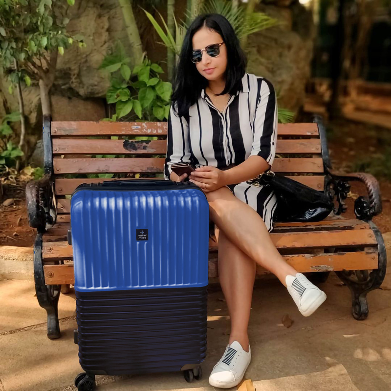 Buy Small Size Blue  Navy Blue Cabin Luggage Bag I Nasher Miles