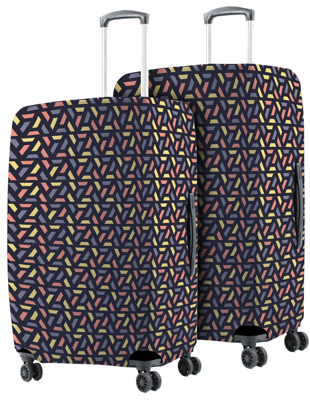 Luggage Cover Yellow cells Design