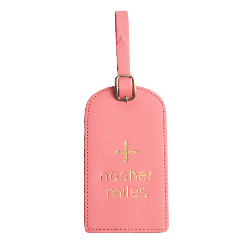 Personalised Luggage Tag_Bright_Pink