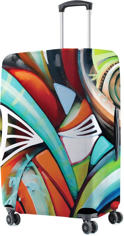 Luggage Cover Abstract Design