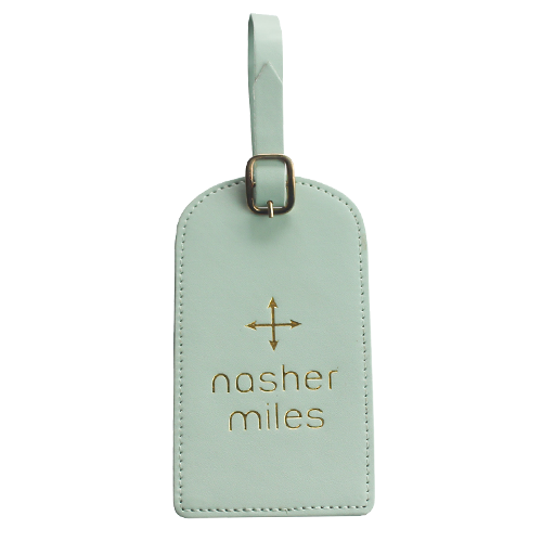 Personalised Luggage Tag_Light_Green