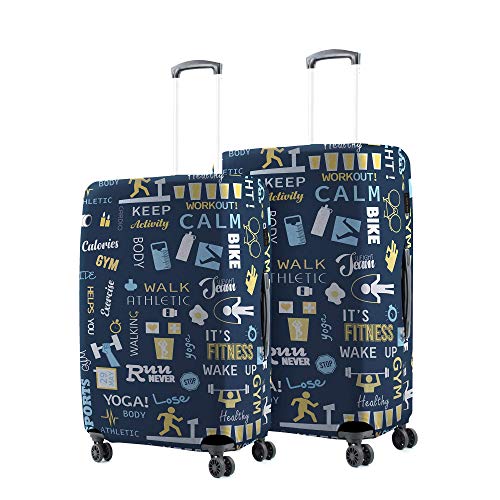 Luggage Cover Navy Blue