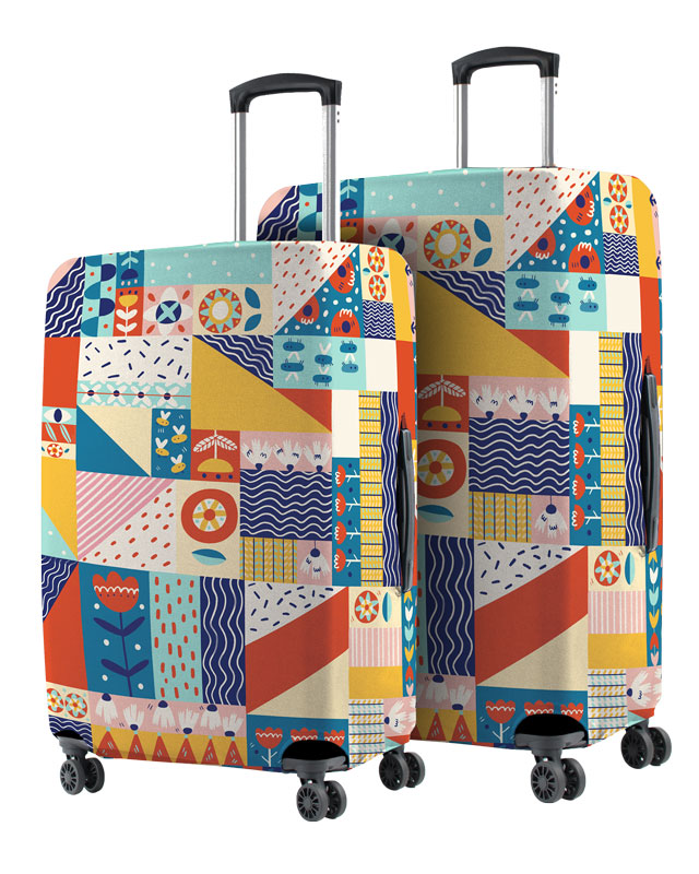 Luggage Cover Flower Design
